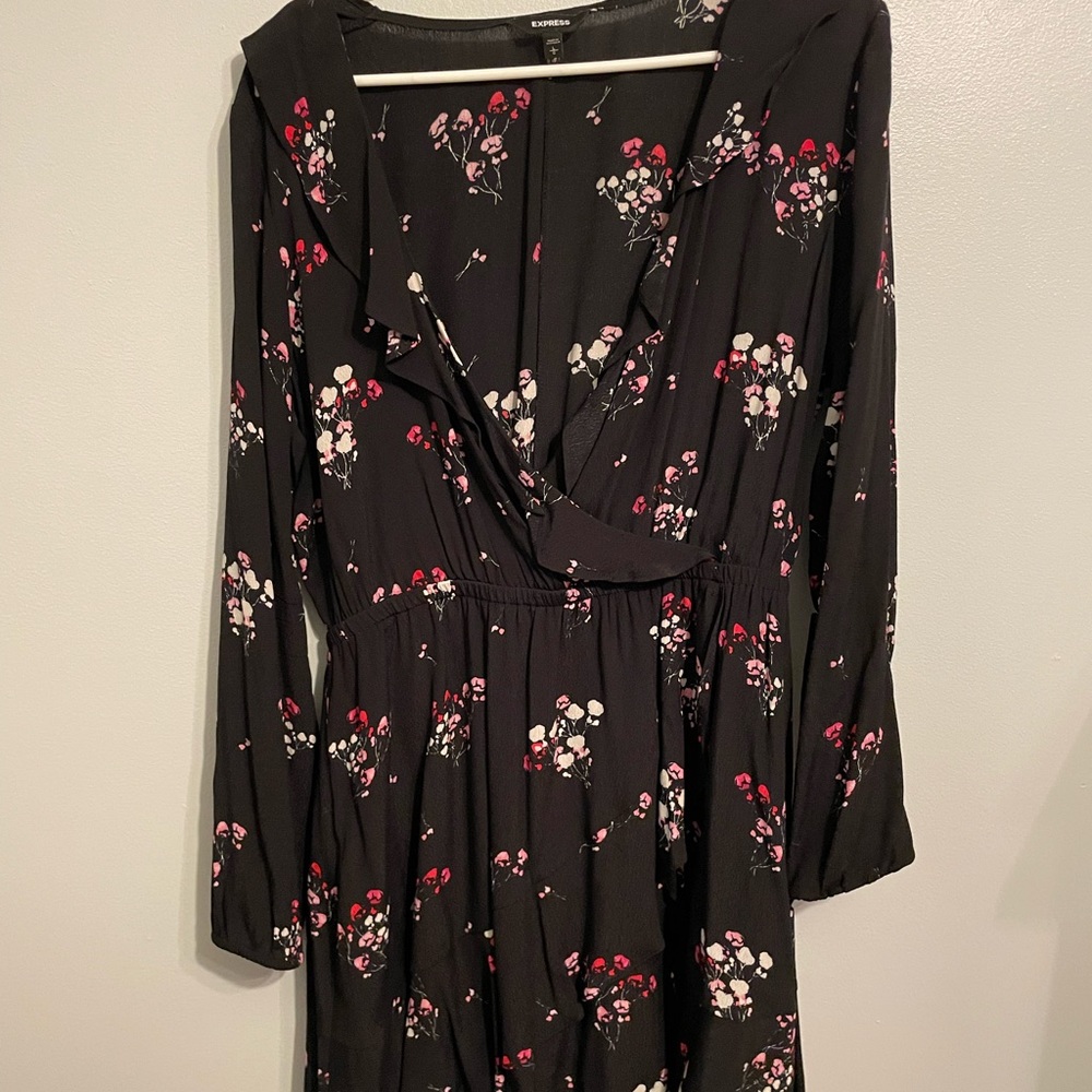 Express L LONG SLEEVE DRESS